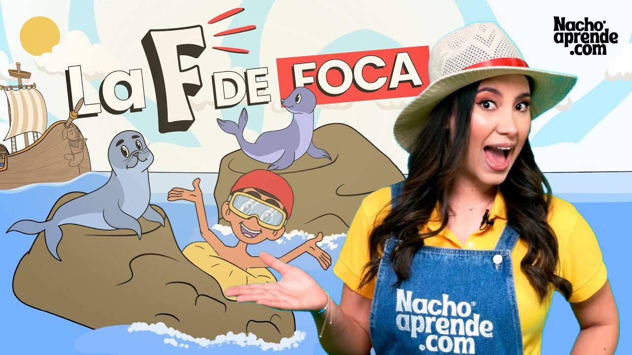 Aprende la LETRA F 🦭 | Fa Fe Fi Fo Fu | Las LETRAS para Niños