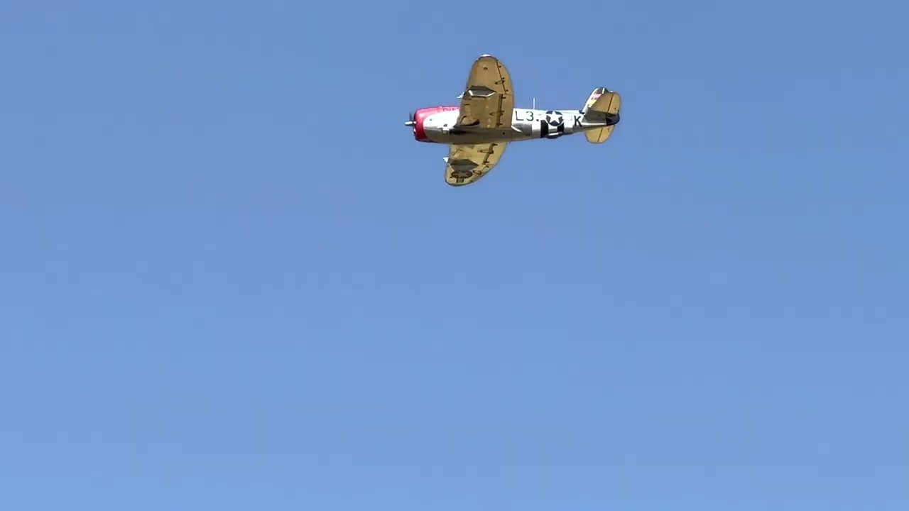 Warbirds and Classics over Fredericksburg showcase. Steve’s Meister Scale P-47