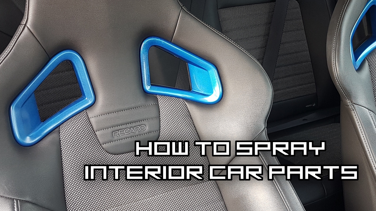 How To Spray Interior Parts - Corsa VXR