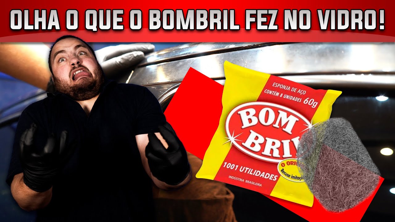 TIRAR RISCO DO VIDRO PARABRISA COM BOMBRIL DA CERTO?