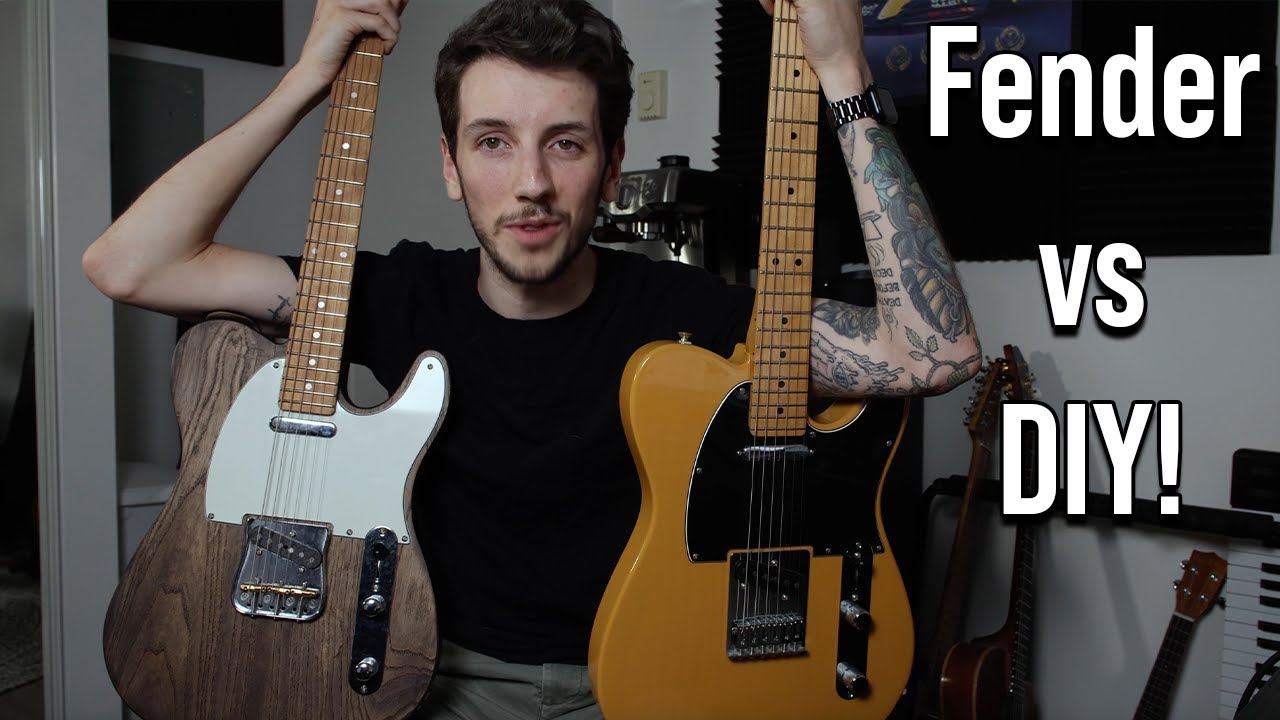 Partscaster vs Genuine Fender Telecaster!