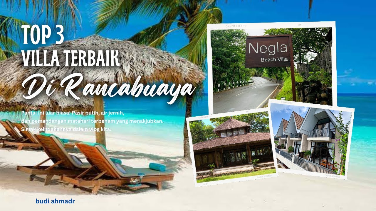 Top Tiga Villa Terbaik di Pantai Rancabuaya