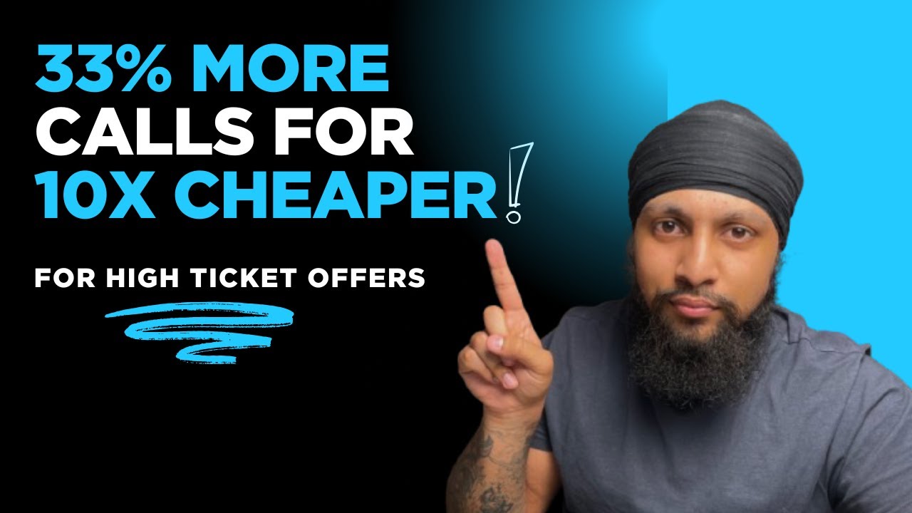 Book 33% MORE sales calls for 10x CHEAPER with Meta Ads