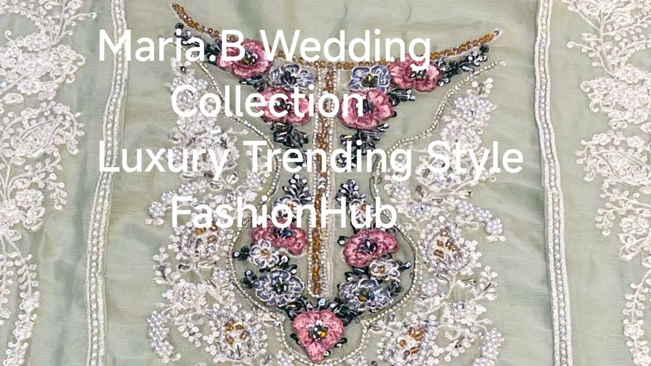 Maria.B Wedding Collection 2025💃| Luxury Fancy Dresses✨| Fashion Hub Online Store🌍
