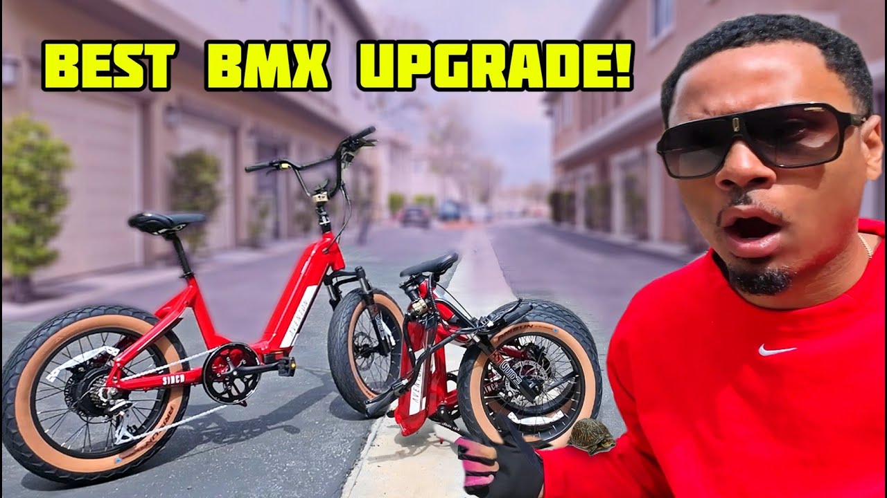 Aventon Sinch gets the ULTIMATE BMX UPGRADE! - Turtle Neck FX