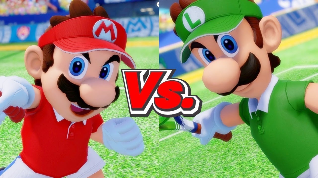 Mario Tennis Aces - Mario Vs. Luigi