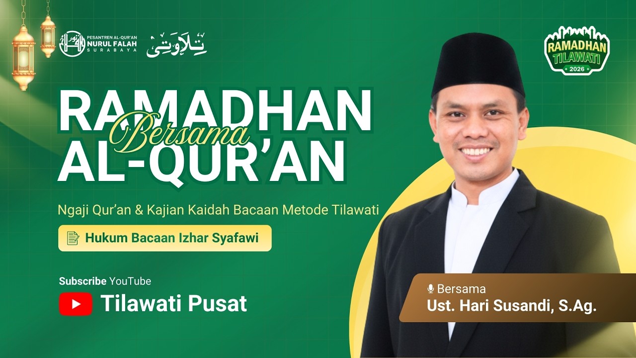 Hukum Bacaan Izhar Syafawi | Tadarus Al-Qur'an bersama Ust. Hari Susandi