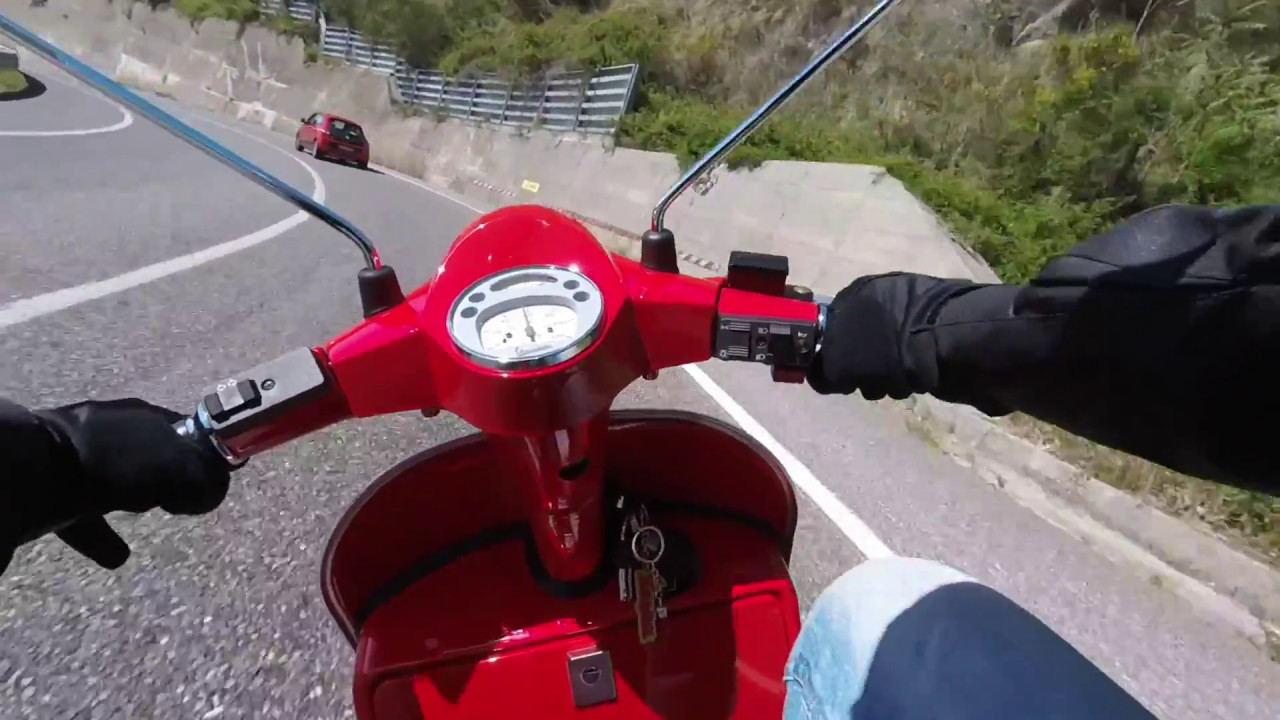 Piaggio Vespa px 125 velocità max + prova gomme.... GoPro Hero+