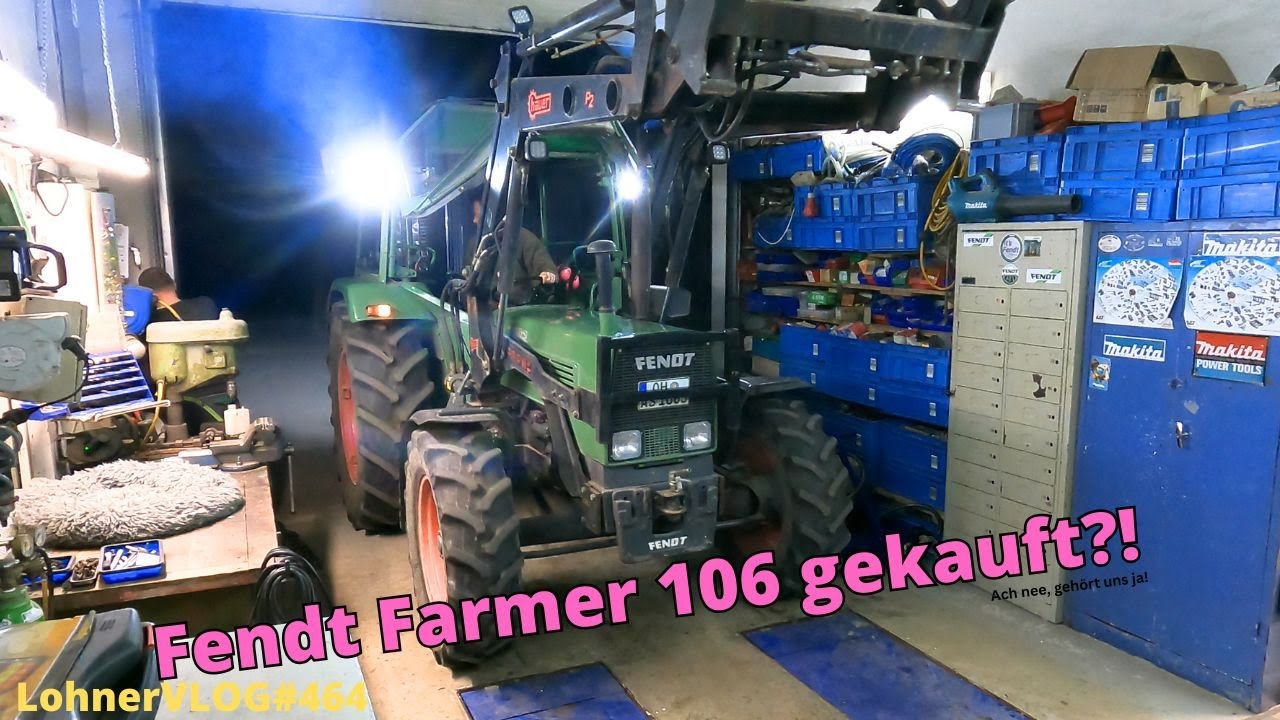 LohnerVLOG#464 Fendt Farmer 106 gesichtet I Xylon 524: Bremse undicht, 100% Sperrdifferenzial defekt