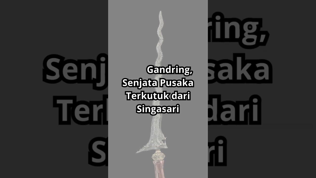 4 Fakta Menarik Keris Mpu Gandring, Senjata Pusaka Terkutuk dari Singasari #fakta #indonesia