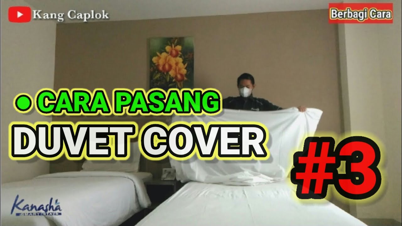CARA PASANG DUVET COVER || TRAINING HOUSEKEEPING