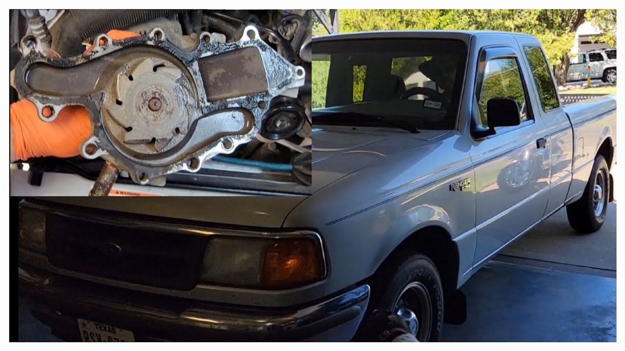 Замена водяного насоса Ford Ranger 3.0L 1997 года