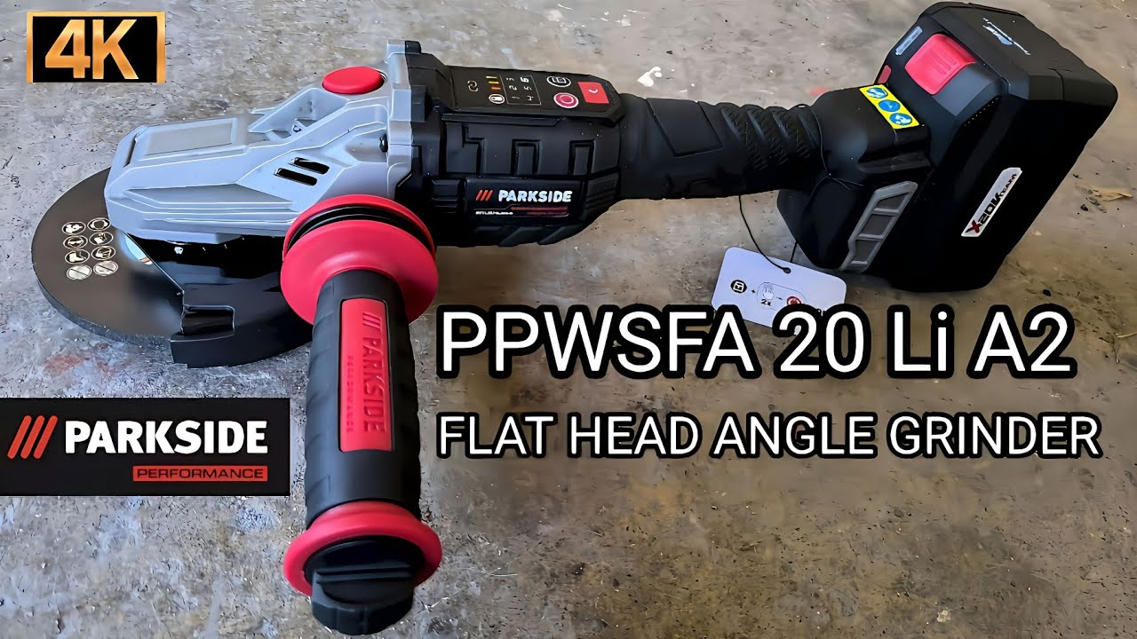 PARKSIDE PERFORMANCE PPWSFA 20 Li A2 AKU NISKOPROFILNA UGAONA BRUSILICA #parksideperformance #tools