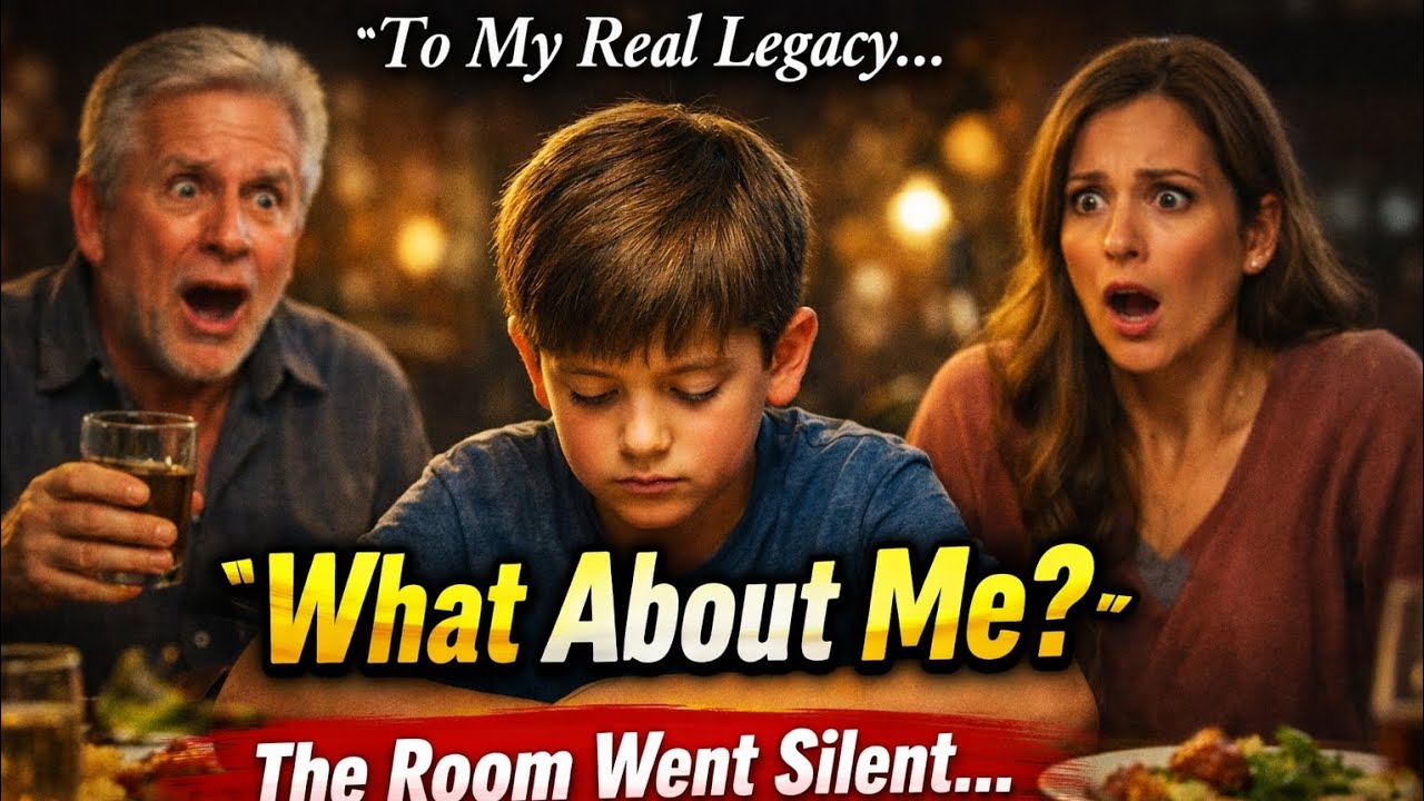 To My Real Legacy,” My Dad Said, Smiling At My Sister. “She Gave Me Two Perfect Grandchildren.” 