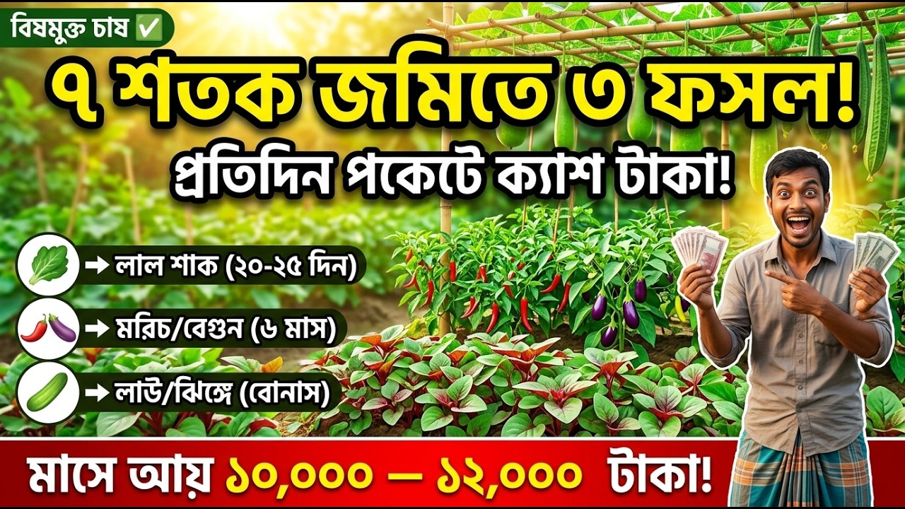 সবজি + ডিম + মাছ চাষের মাস্টারপ্ল্যান 🌿