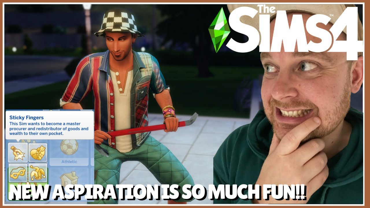 NEW STICKY FINGERS ASPIRATION is fun with rags to riches | Sims4