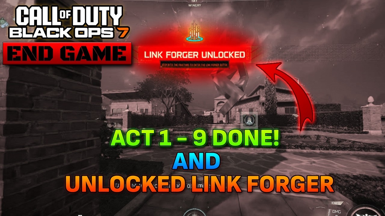 Finishing ACT 1- 9 Mission and Unlocking Link Forger: Call of Duty&reg; Black Ops 7