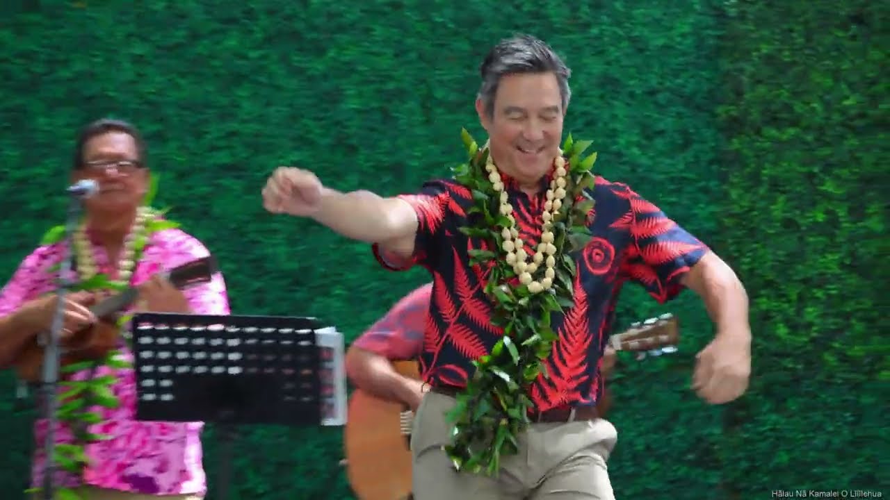 Solo Hula by Kane of Halau Na Kamalei O Lililehua | 2025 Prince Lot Festival at Honolulu Hale [4K]