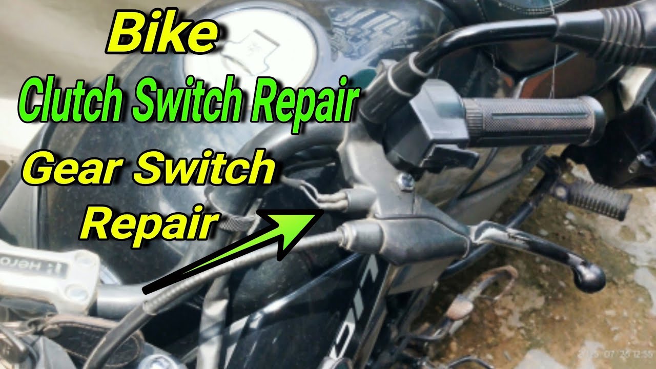 Bike Clutch Switch Repair/Gear Switch Repair at Home #bikeclutch #bikegear