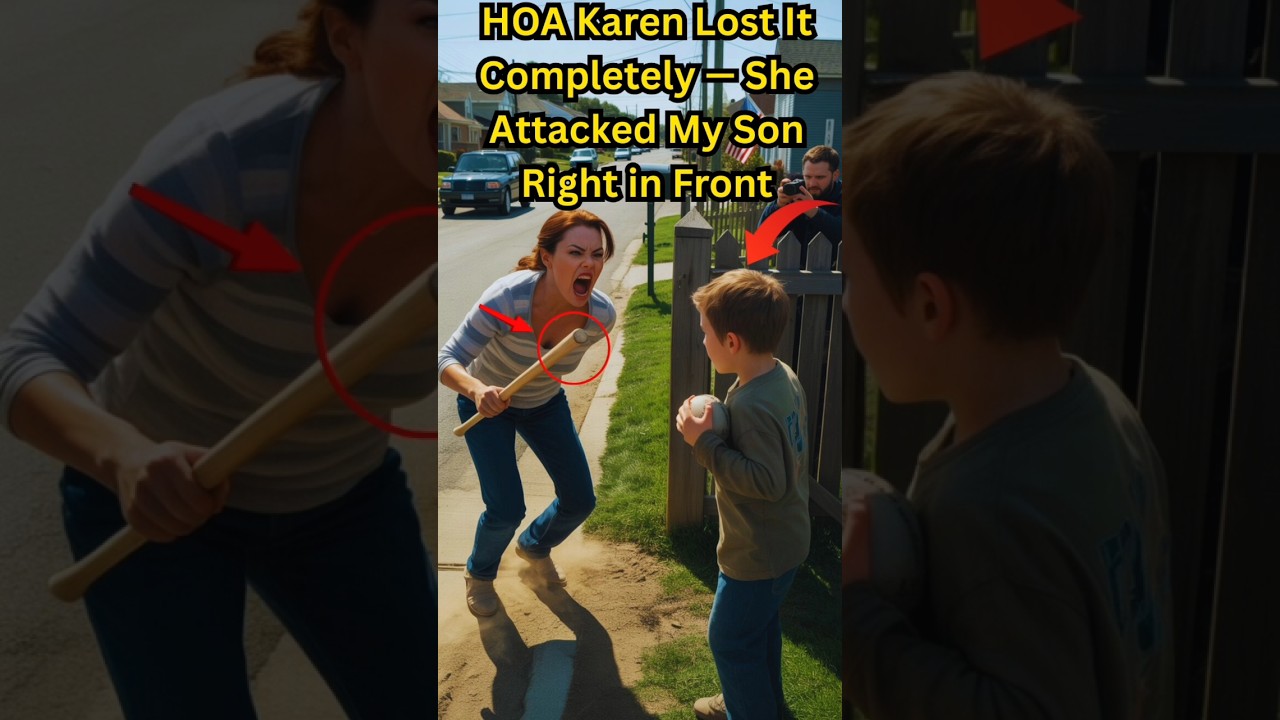 &ldquo;HOA Karen Attacks My Son in Broad Daylight &ndash; Shocking Neighborhood Confrontation Caught on Camera&rdquo;