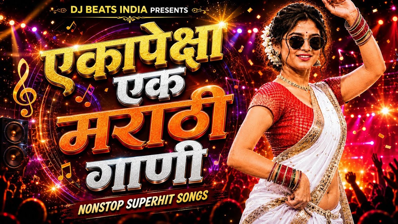 एकापेक्षा एक मराठी गाणी | सुपरहिट मराठी Nonstop Mashup | DJ BEATS INDIA