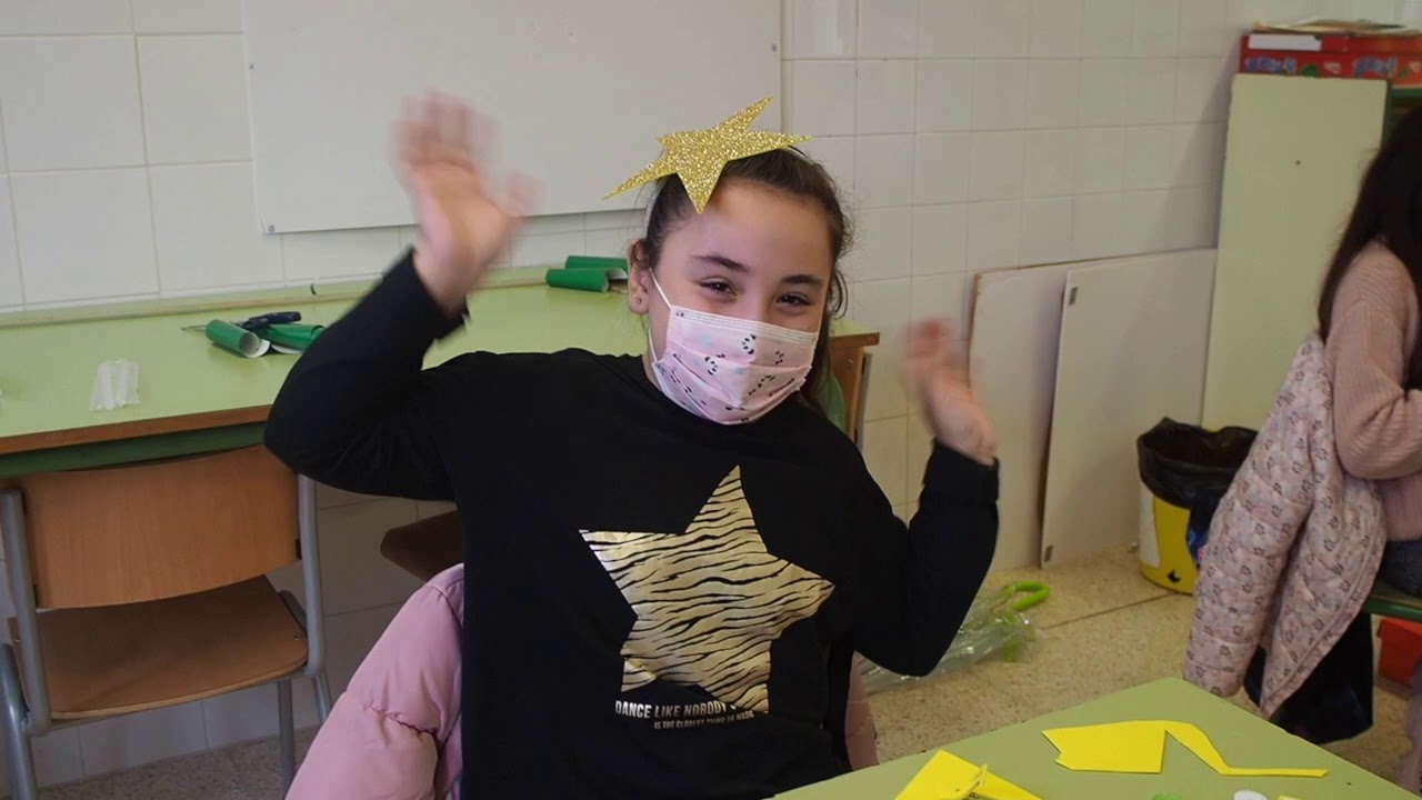 Felicitació de Nadal: Cicle Superior d'Educació primària CEIP Sa Graduada, Sa Pobla (Mallorca).