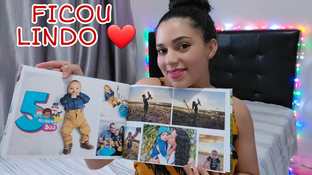 FIZ um FOTOLIVRO no SITE NICEPHOTOS | 1° ANO do ARTHUR