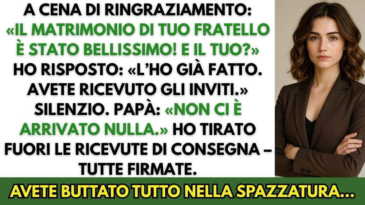 La Mia Famiglia Ha Saltato Le Nozze E Ha Finto Di Non Aver Mai Ricevuto L’Invito