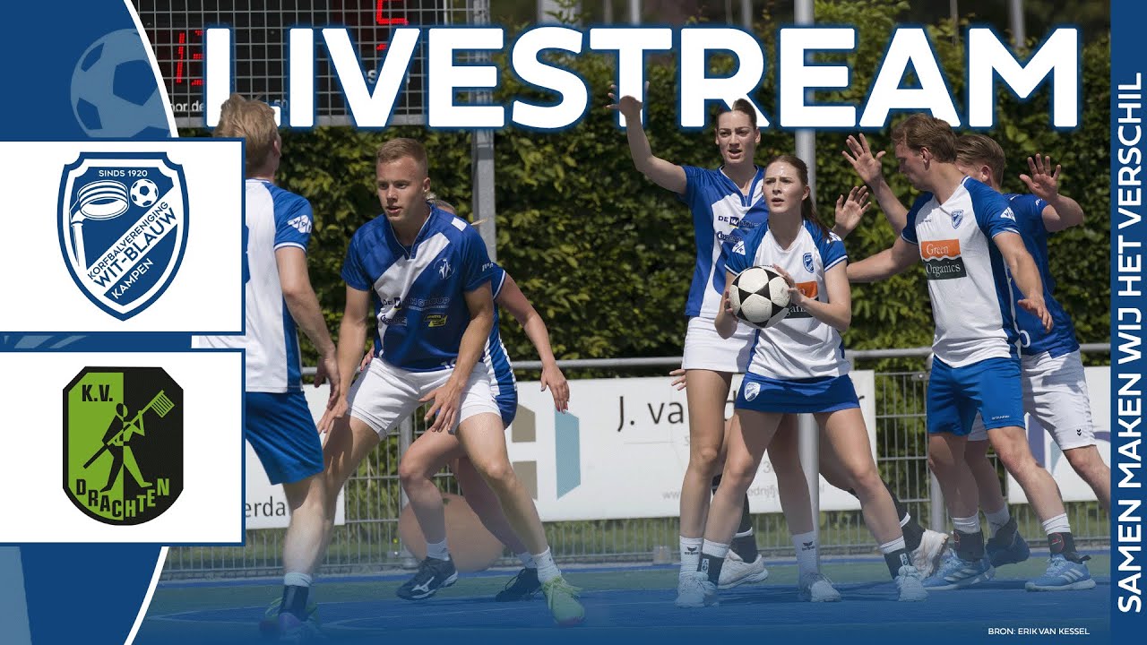 LIVESTREAM | Wit-Blauw/Green Organics 1 vs. Drachten 1 (oefenwedstrijd)
