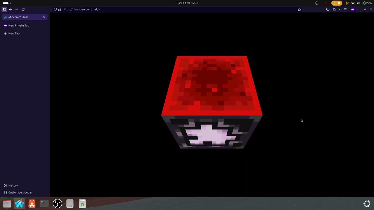 minecraft screensaver