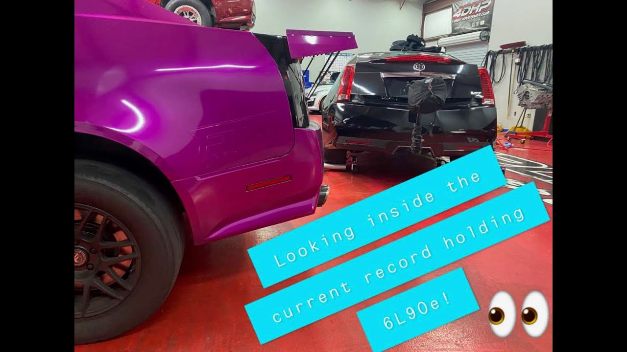 TAKING APART MY RECORD HOLDING 6L90E FROM OUT OF MY 1400HP CTS-V!! 🏎💨💨