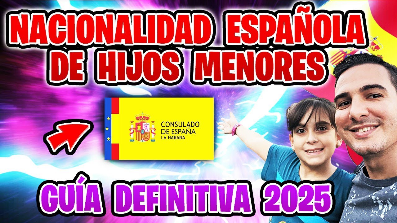 ✅ LEY DE MEMORIA DEMOCRÁTICA #LMD🧭 INSCRIPCIÓN PARA NACIONALIDAD DE LOS HIJOS MENORES PASO A PASO 👧🏻