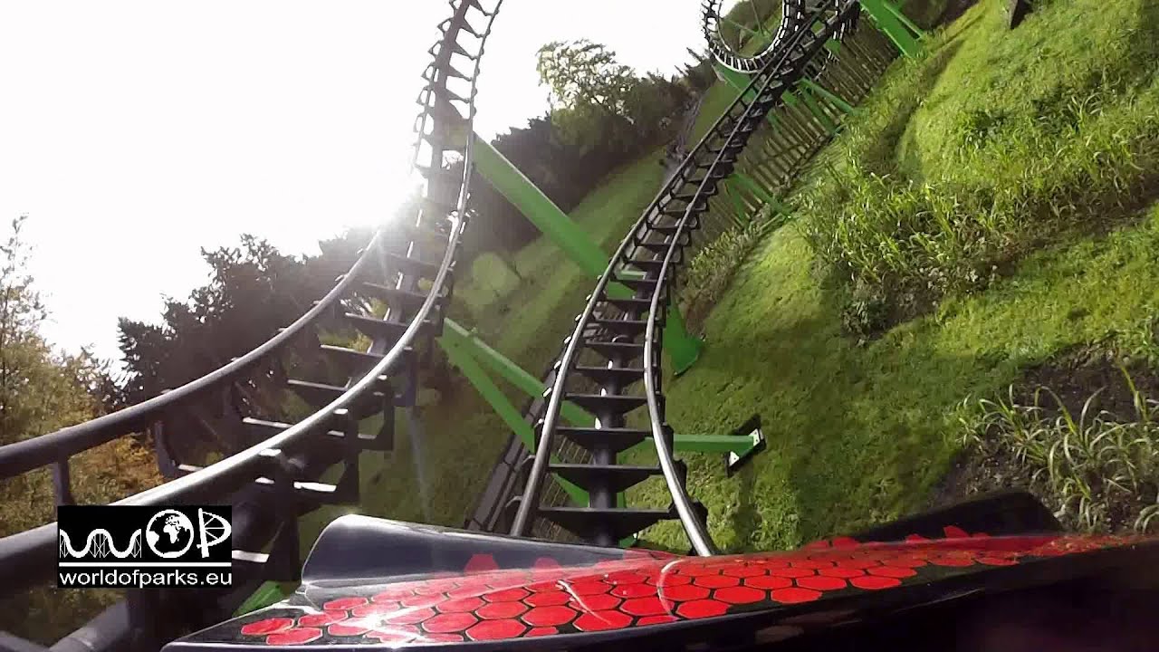 Speed Snake OnRide - 1. Reihe - HD - Wirbelwind Achterbahn Coaster -Fort Fun Abenteuerland