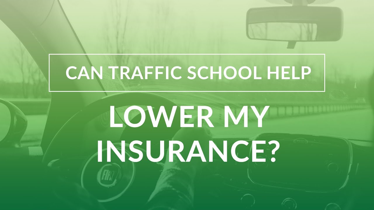 Can Traffic School Help to Lower My Insurance Rate?