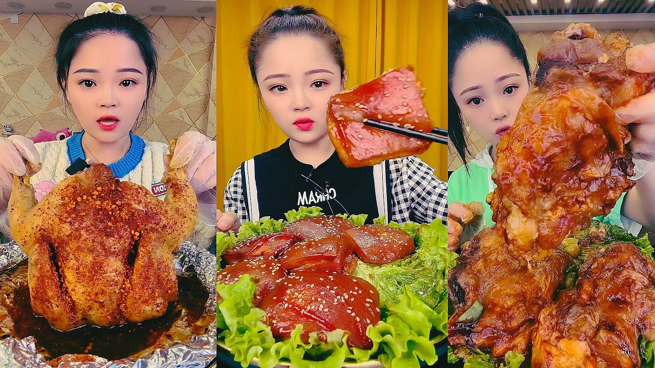 Real Mukbang :) spicy Pork Bellly Soothing Sounds While Enjoying Delicious 먹방 모음이 팅쇼 리얼 사운드 #1602