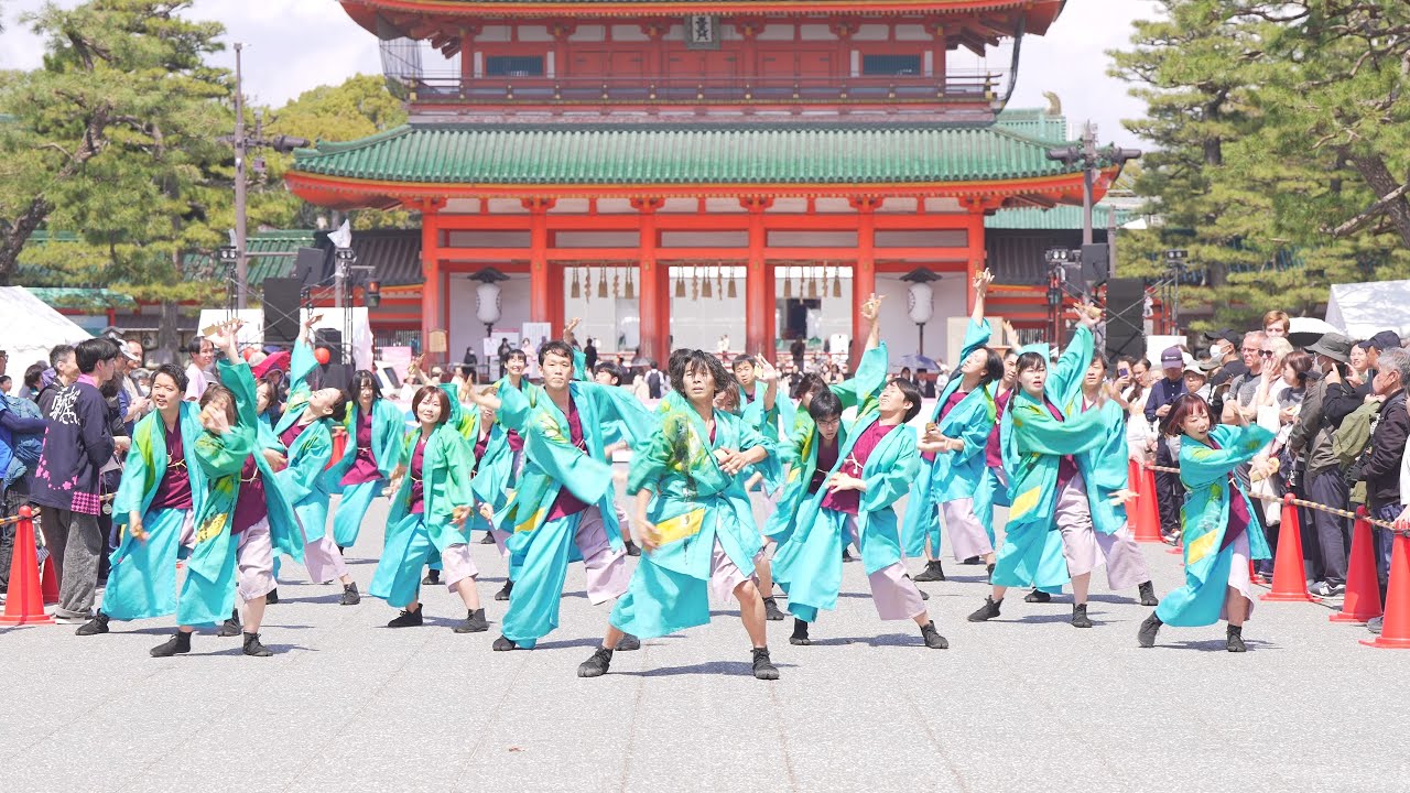 [4K] AZUKI　京都さくらよさこい 2025 さくよさ 日曜日 神宮道スペシャルパレード