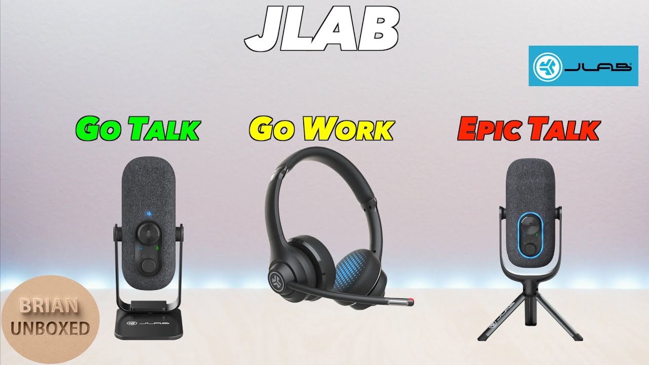 JLab Go Talk, Go Work, Epic Talk - Unboxing & Audio Samples