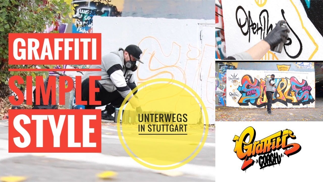 Graffiti - Simple Style sprühen in Stuttgart - Graffiti Coach