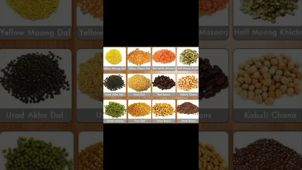 Type of Cereals And Pulses