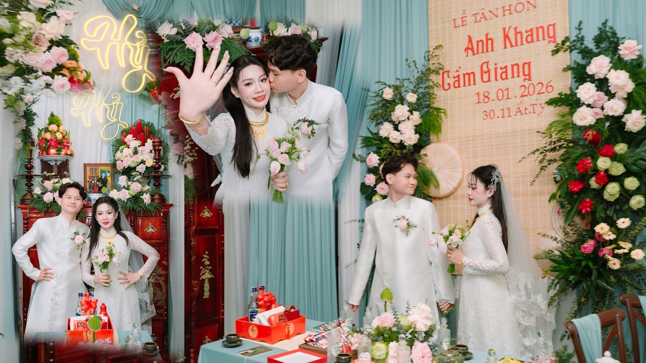 Lễ Tân Hôn l Anh Khang x Cẩm Giang l 18.01.2026