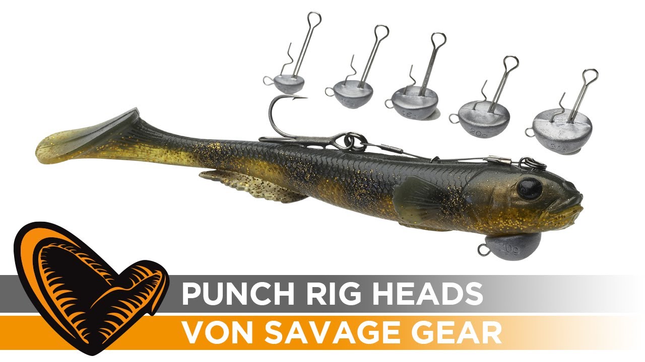 Punch Rig Heads von Savage Gear: Perfekte Stingermontage für eure Kunstköder am Bauch oder Rücken