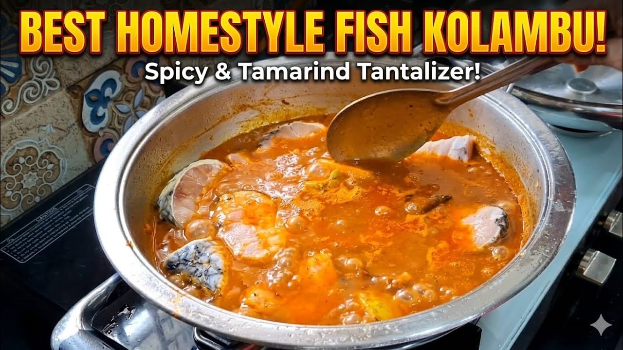Today's Special Echil oorum Meen kolambu 🤤🐟 🥘