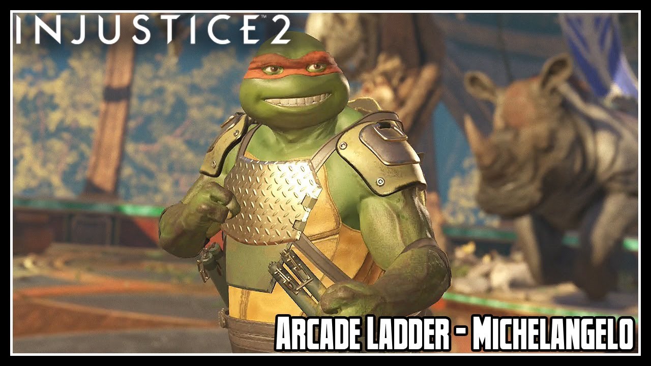 Injustice 2 Arcade Ladder Mode - Michelangelo