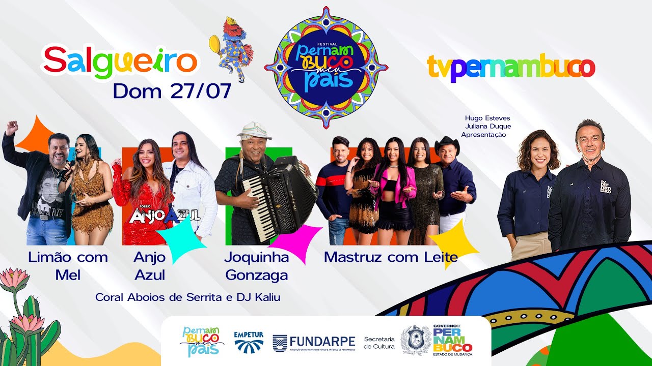 LIM&Atilde;O COM MEL, ANJO AZUL, MASTRUZ COM LEITE, JOQUINHA GONZAGA🔴#aovivo #PERNAMBUCOMEUPA&Iacute;S - SALGUEIRO