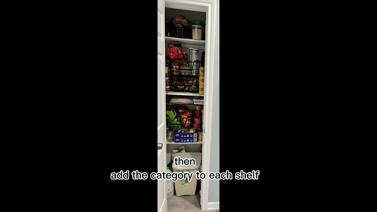 Decluttering & Organizing small pantry 