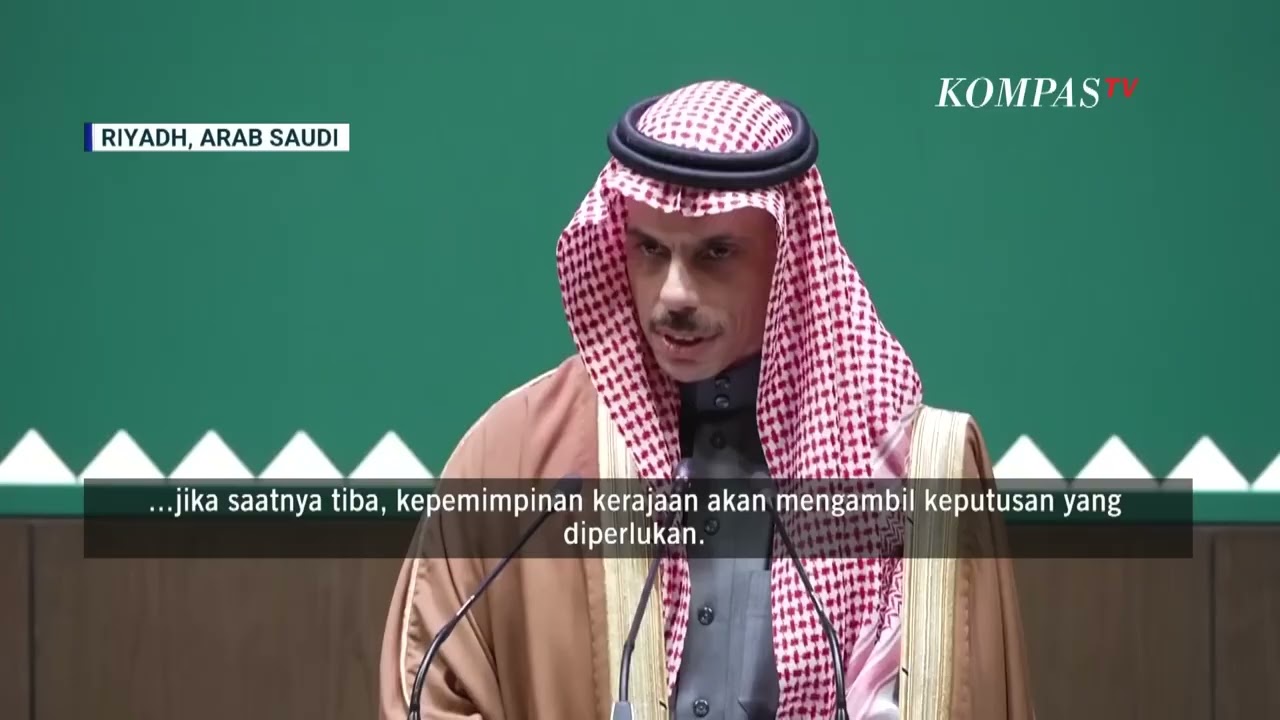 Para Menlu Negara Arab Saudi Bertemu Bahas Konflik Perang Iran vs As Israel