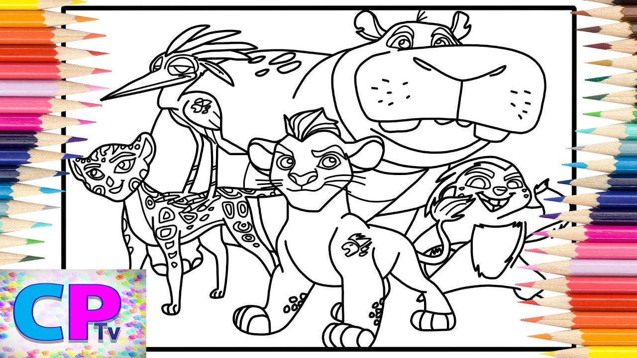 The Lion Guard Coloring Pages/Coloring of Kion/Kovan & Electro-Light - Skyline [NCS Release]