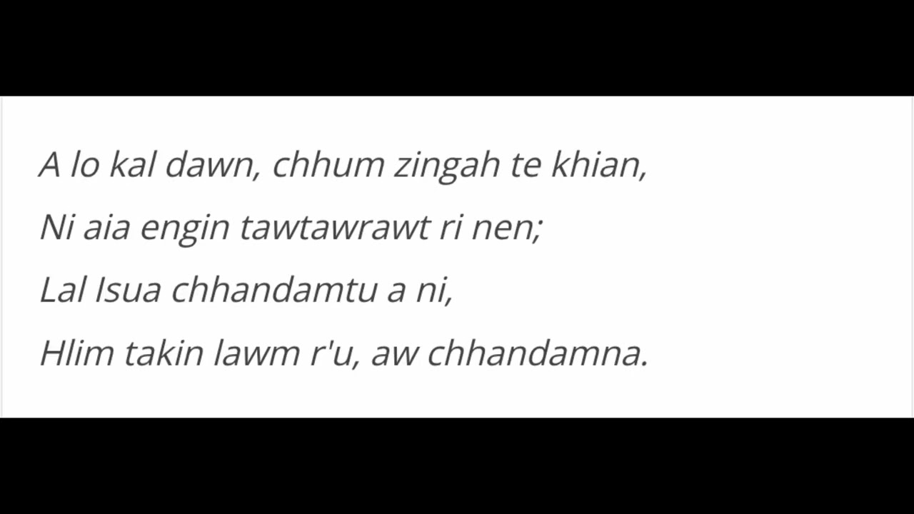 ELIZA HUN ROPUI TRACK PART HMEICHHIA with lyrics 