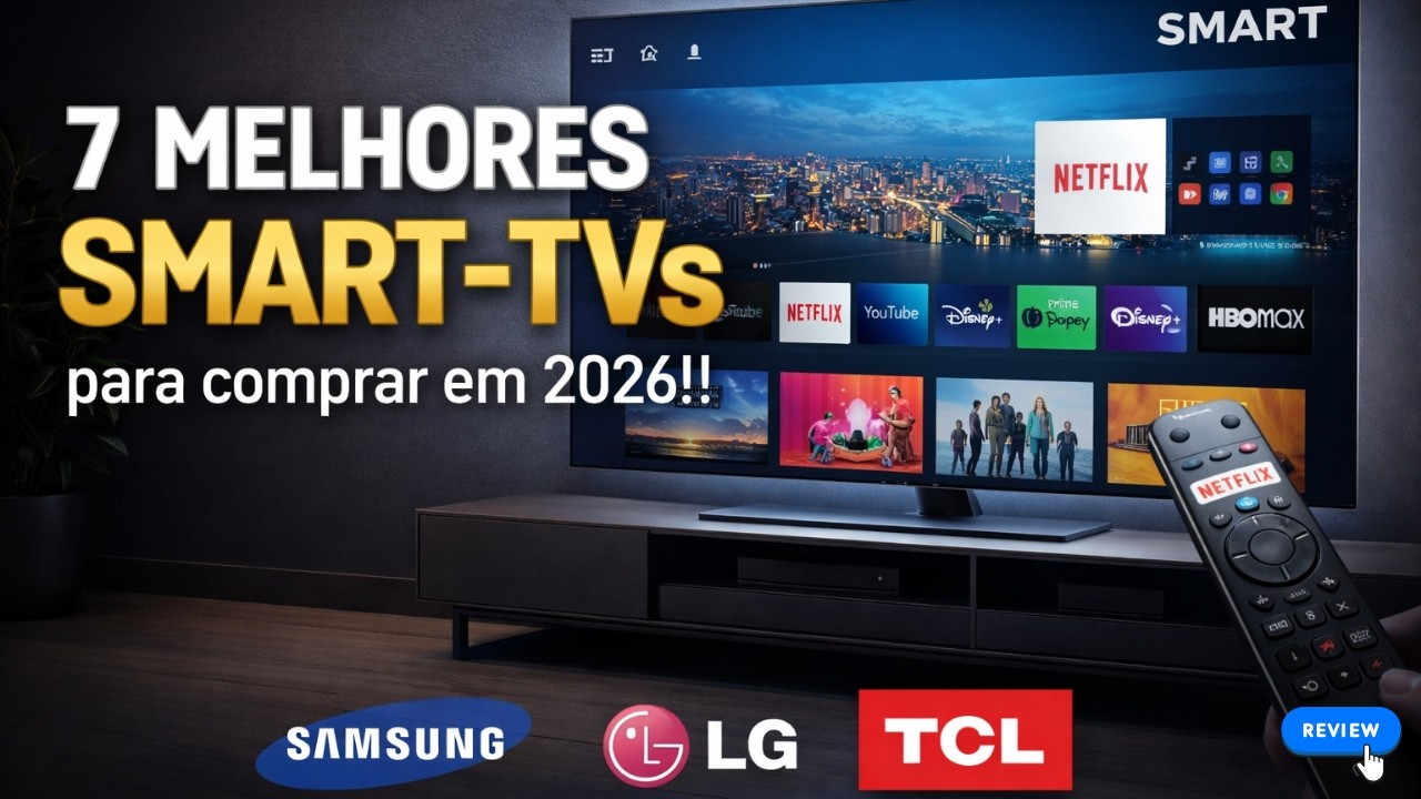 7 MELHORES Smart TVs para COMPRAR em 2026!!