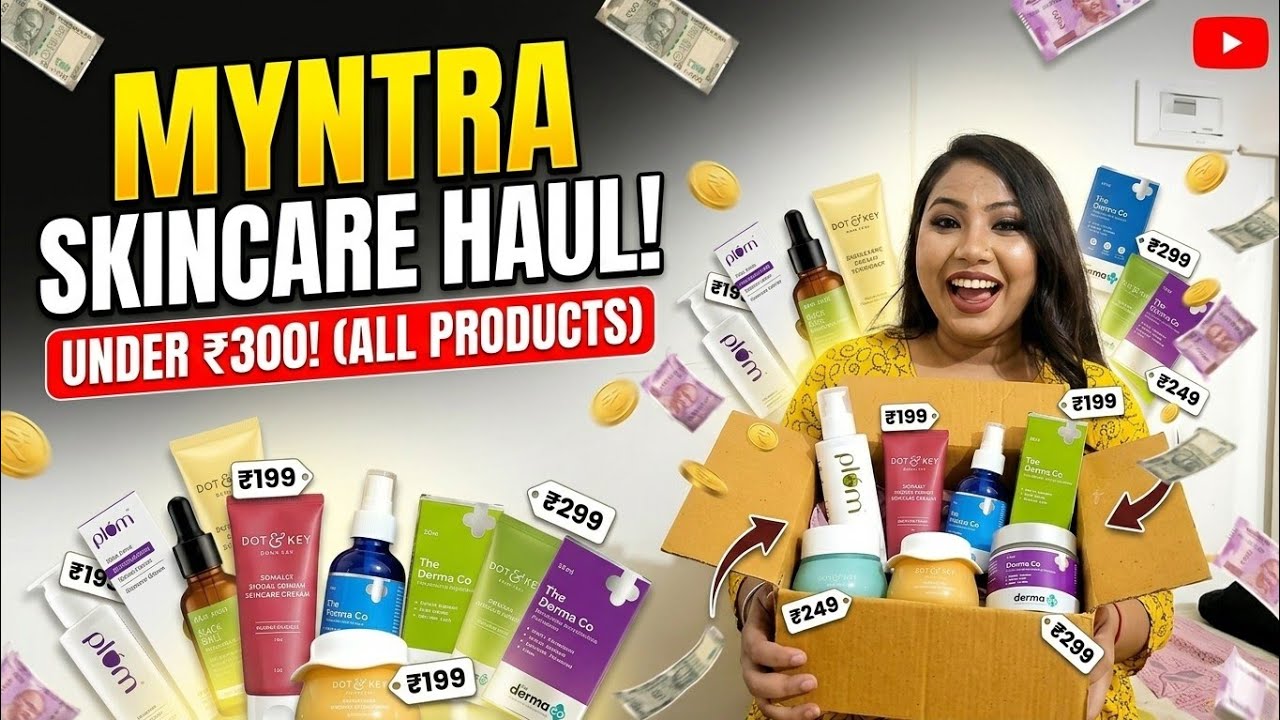 My Myntra Skincare haul 2026 ✨|| skincare products|| for teenagers|| affordable products 